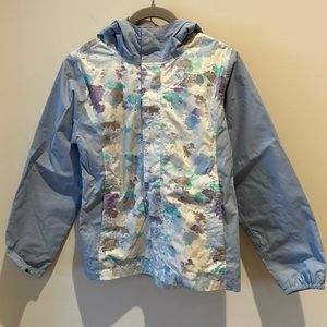 The North Face Hyvent Floral Rain Jacket size medium (kids)